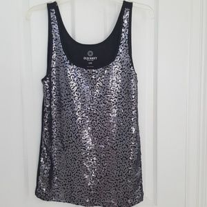 Sequin tank top